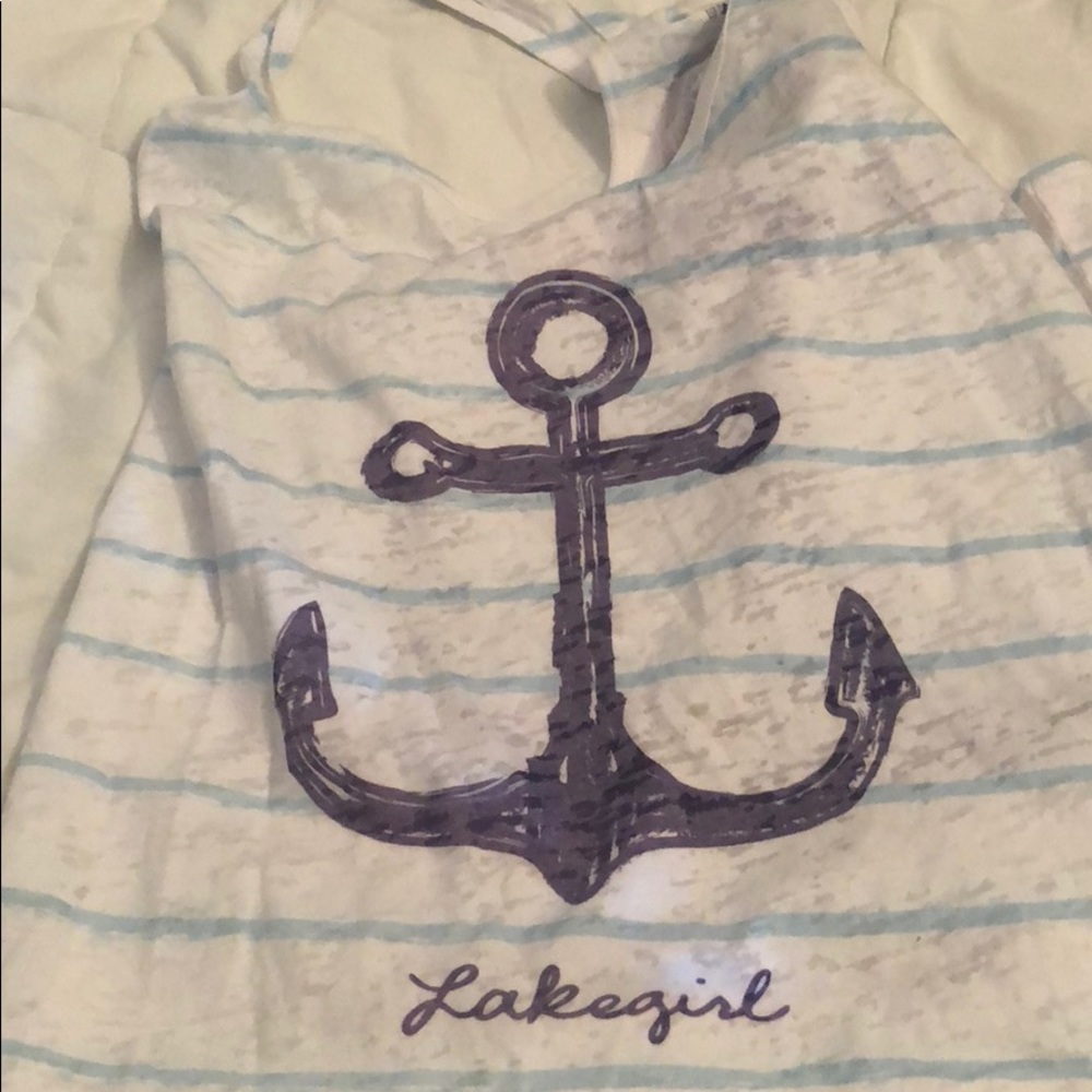 White razor tank top